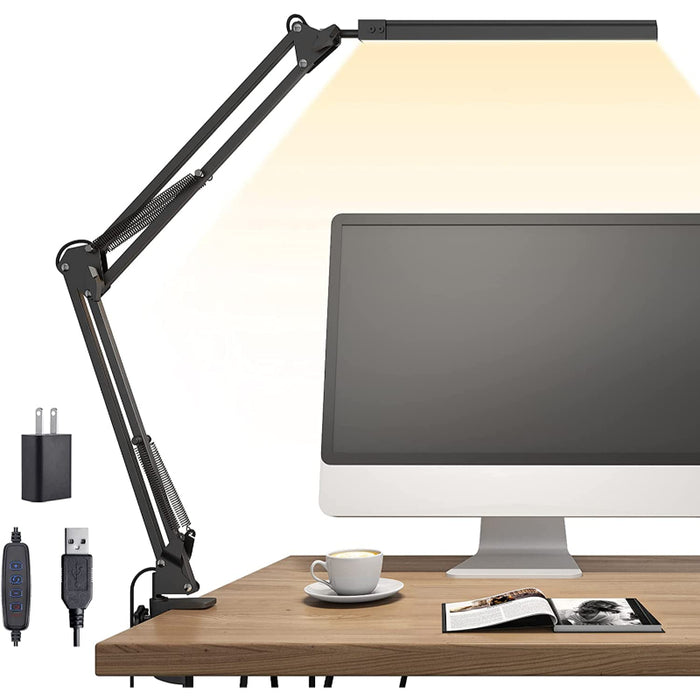 Versatile LED Office Lamp with Clamp - Cofik