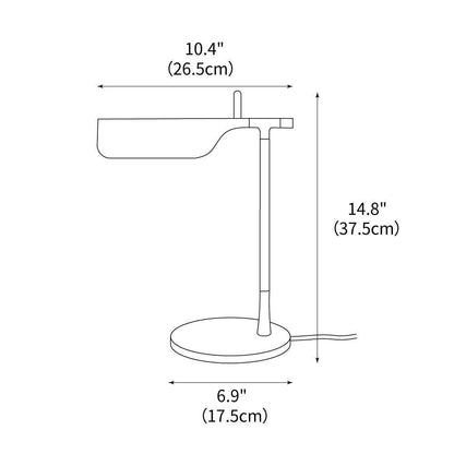 Compact LED Desk Light 10.4″