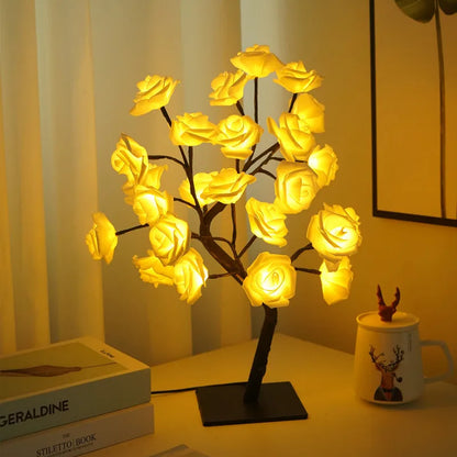 Elegant Pink Desk Lamp - Soft Glow Lighting