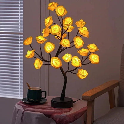 Elegant Pink Desk Lamp - Soft Glow Lighting
