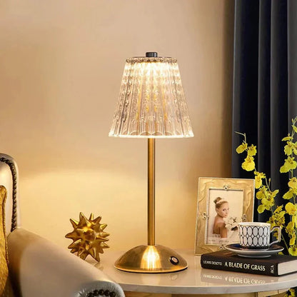 Bright Rechargeable Dimmable Table Lamp