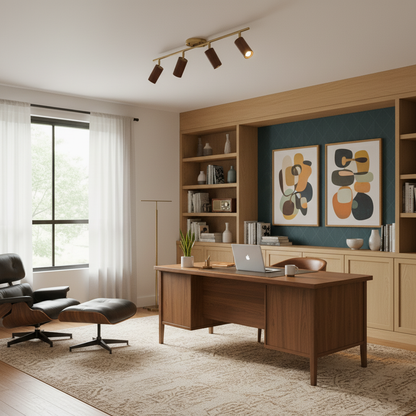 Modern Adjustable Gold Ceiling Light Fixture