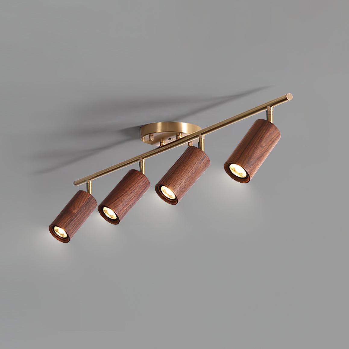 Modern Adjustable Gold Ceiling Light Fixture