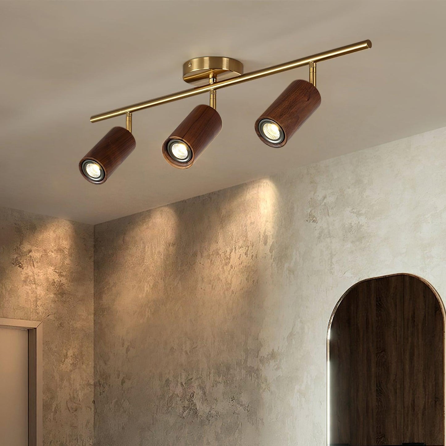 Modern Adjustable Gold Ceiling Light Fixture