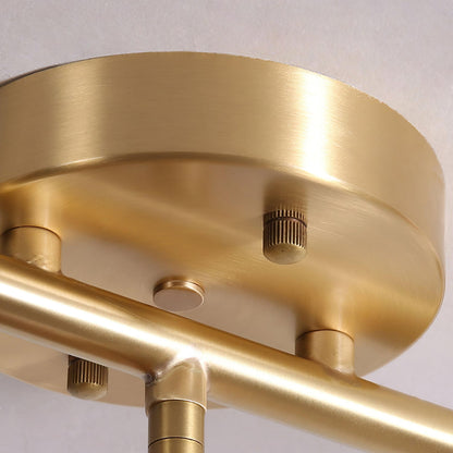 Modern Adjustable Gold Ceiling Light Fixture