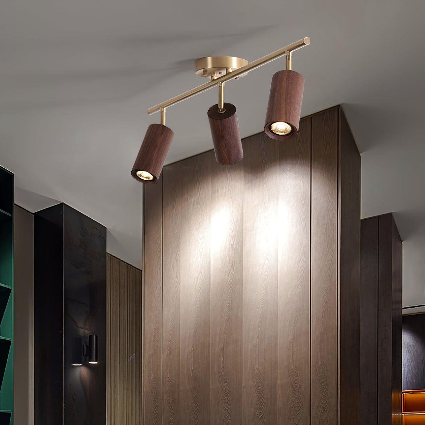 Modern Adjustable Gold Ceiling Light Fixture