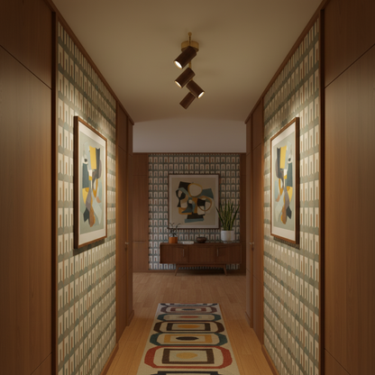 Modern Adjustable Gold Ceiling Light Fixture