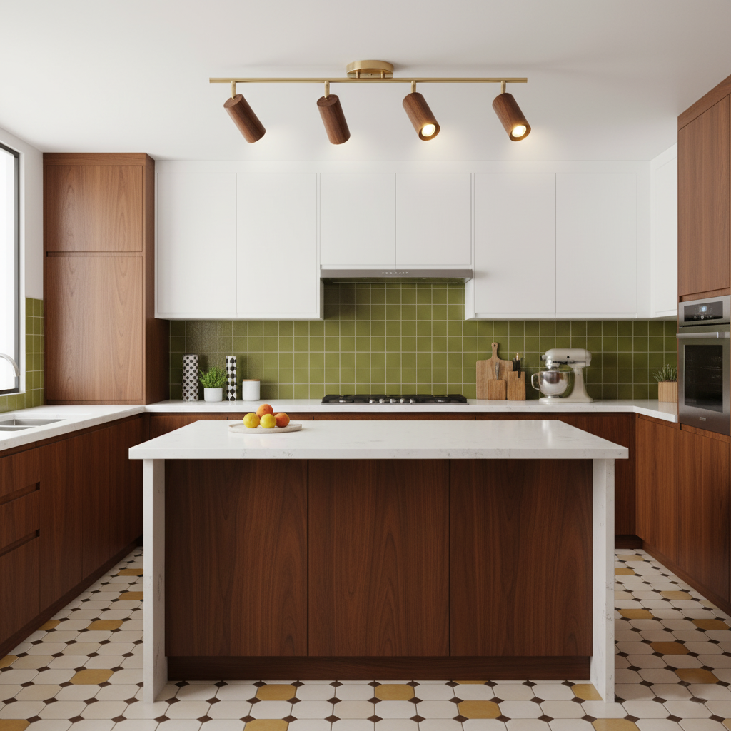 Modern Adjustable Gold Ceiling Light Fixture