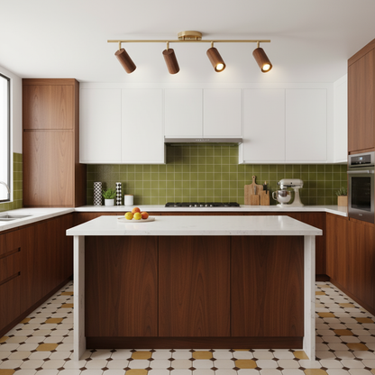 Modern Adjustable Gold Ceiling Light Fixture