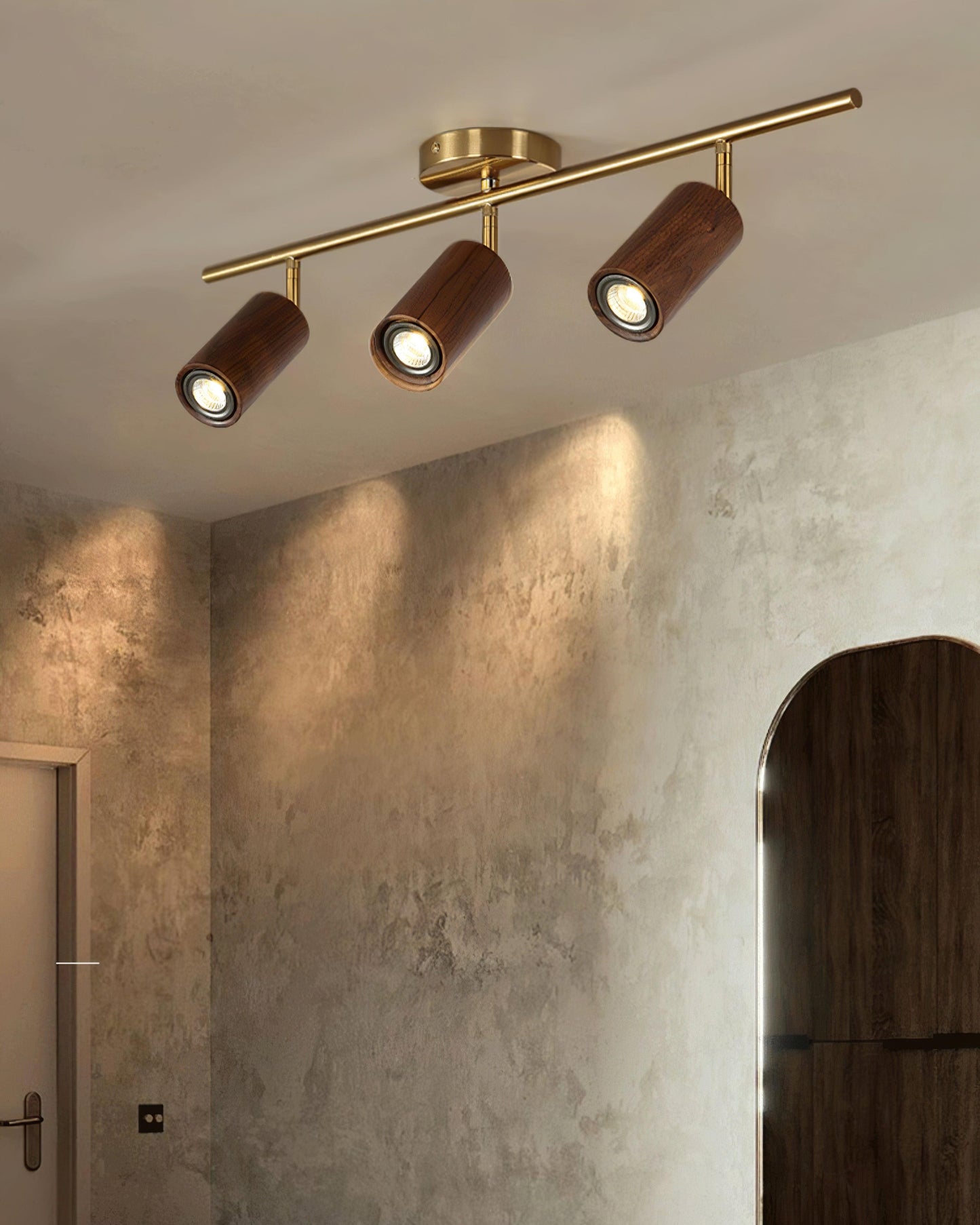 Modern Adjustable Gold Ceiling Light Fixture