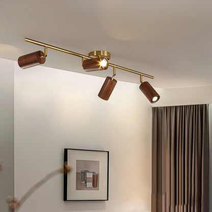 Modern Adjustable Gold Ceiling Light Fixture