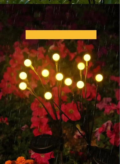 Outdoor Solar LED Garden Lamp - 3 Head Lantern