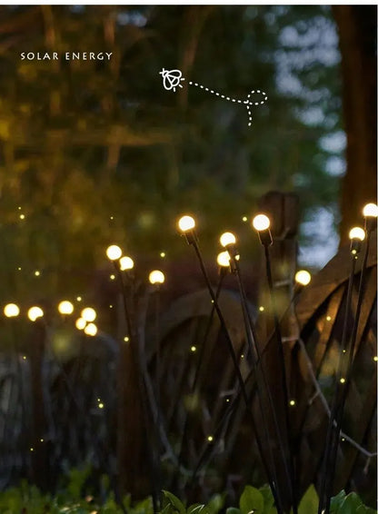 Outdoor Solar LED Garden Lamp - 3 Head Lantern