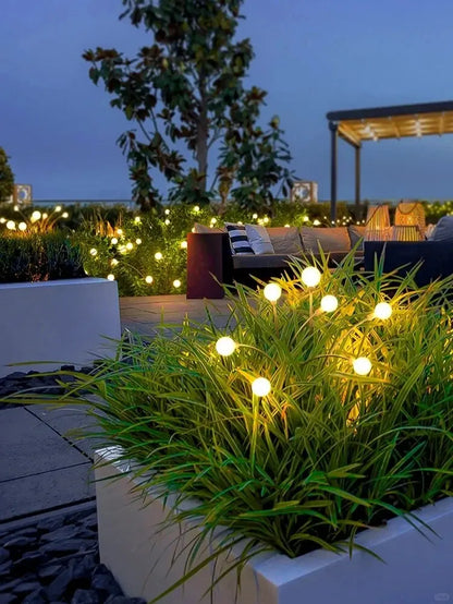 Outdoor Solar LED Garden Lamp - 3 Head Lantern