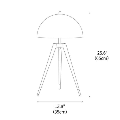 Unique Brass Drum Table Light
