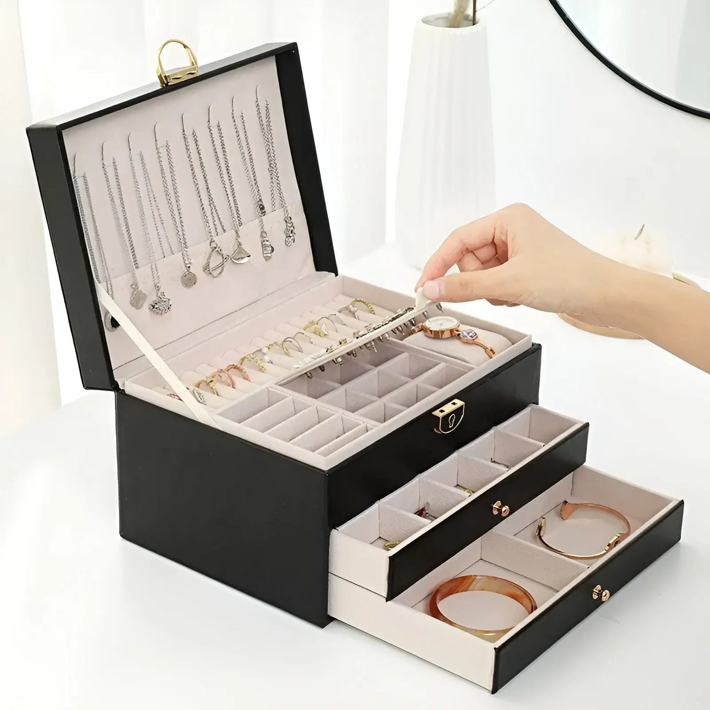 Premium Stackable Jewelry Storage Box