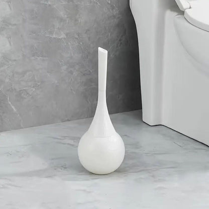 Compact Toilet Brush with Comfort Grip & Hidden Holder