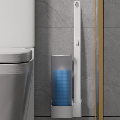 Sanitary Toilet Brush with Germ Free Sponge Head Set