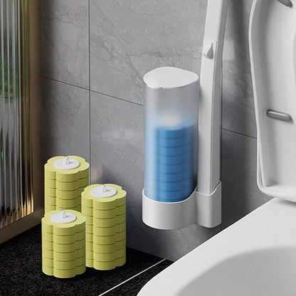 Sanitary Toilet Brush with Germ Free Sponge Head Set