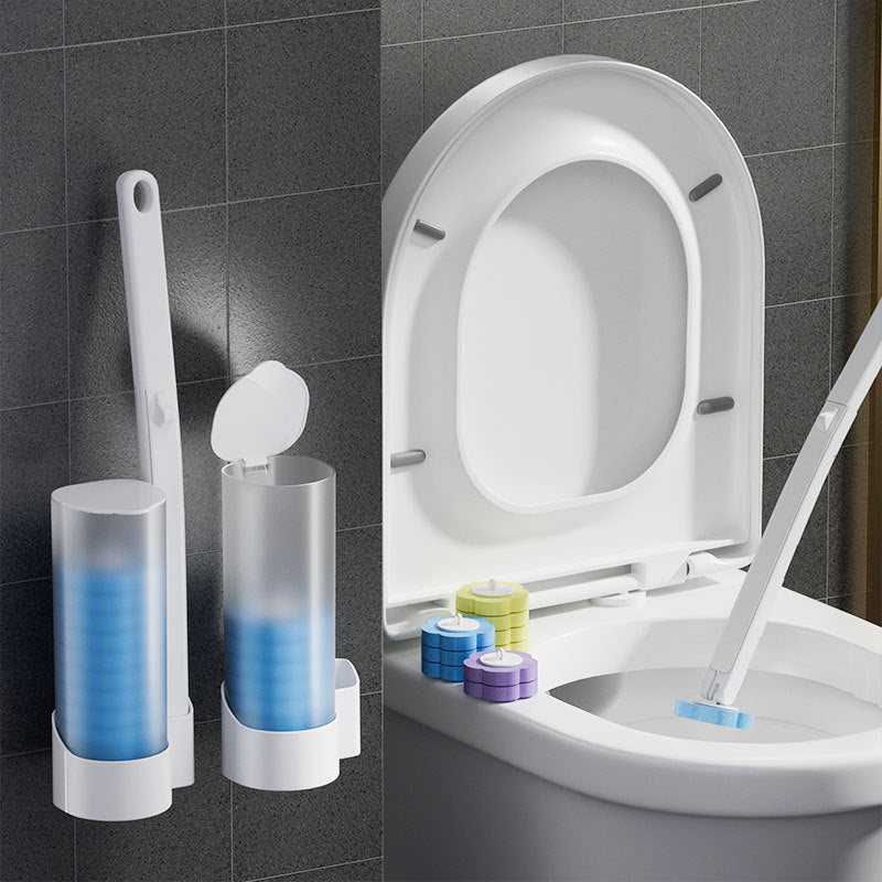 Sanitary Toilet Brush with Germ Free Sponge Head Set - Cofik