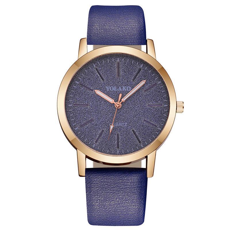Stylish Women's Faux Leather Quartz Wrist Watch