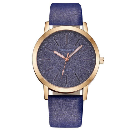 Stylish Women's Faux Leather Quartz Wrist Watch