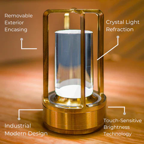 Sparkling Glass Desk Lamp
