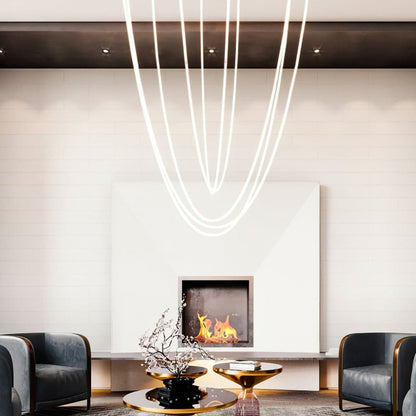 Luxury Gold LED Hanging Light Fixture - Cofik
