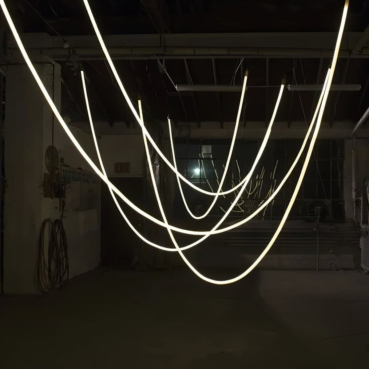 Luxury Gold LED Hanging Light Fixture