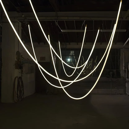 Luxury Gold LED Hanging Light Fixture