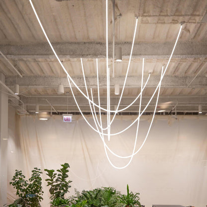Sleek Round Modern Pendant Light Fixture