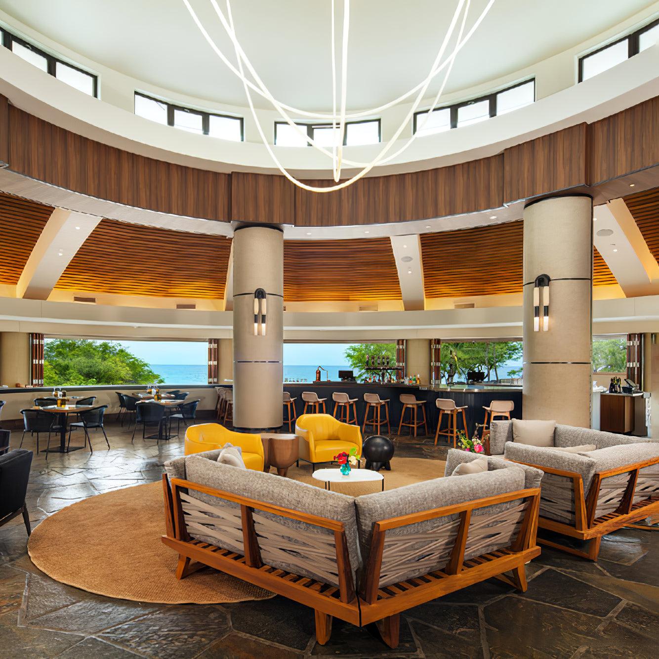 Sleek Round Modern Pendant Light Fixture