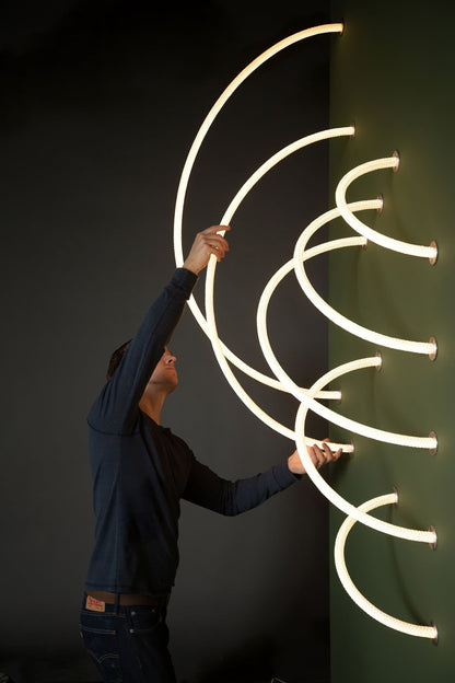 Luxury Gold LED Hanging Light Fixture
