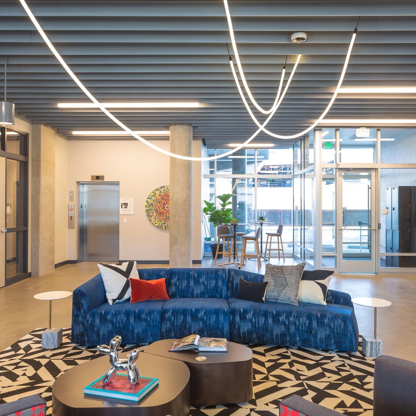 Sleek Round Modern Pendant Light Fixture