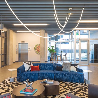 Sleek Round Modern Pendant Light Fixture