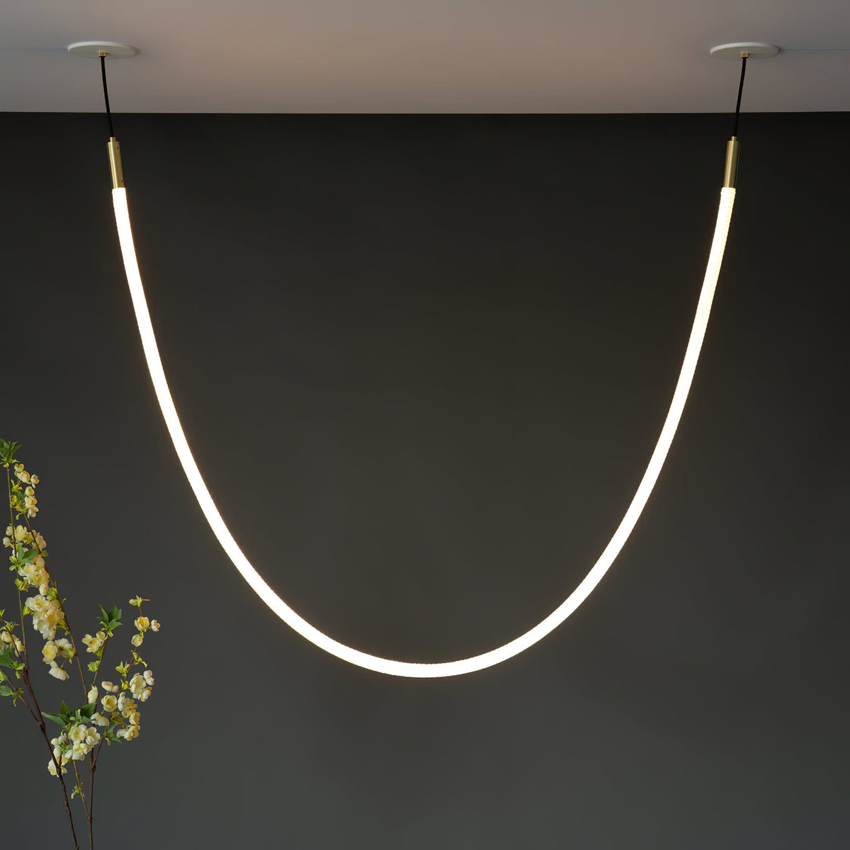 Luxury Gold LED Hanging Light Fixture