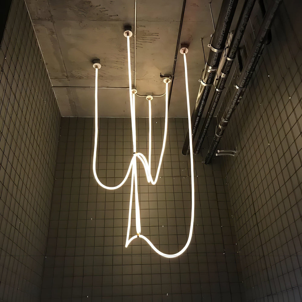 Luxury Gold LED Hanging Light Fixture