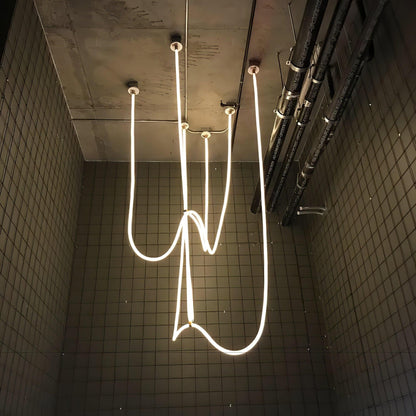 Sleek Round Modern Pendant Light Fixture