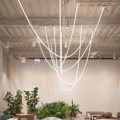 Luxury Gold LED Hanging Light Fixture