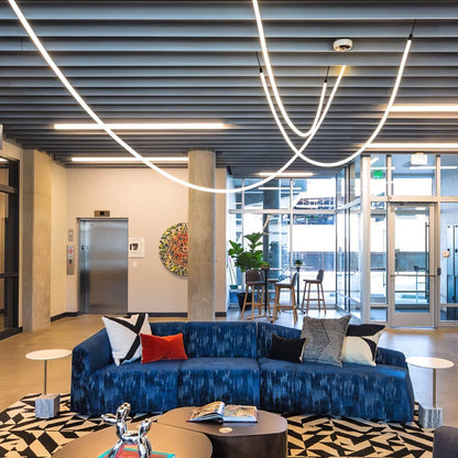 Luxury Gold LED Hanging Light Fixture