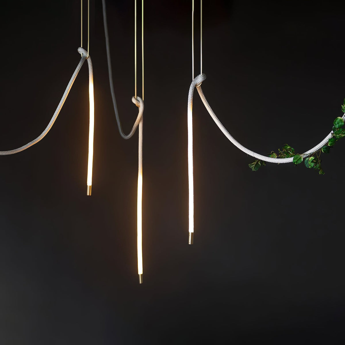 Luxury Gold LED Hanging Light Fixture