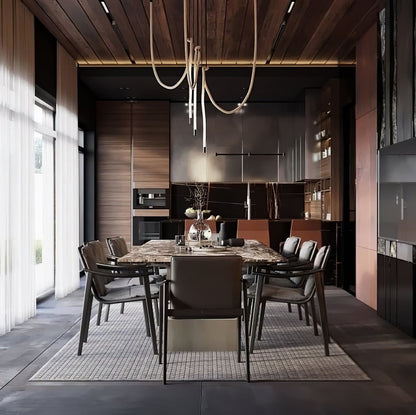 Luxury Gold LED Hanging Light Fixture