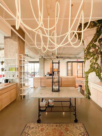 Luxury Gold LED Hanging Light Fixture