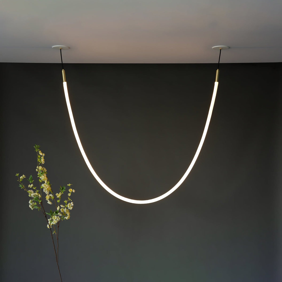 Luxury Gold LED Hanging Light Fixture