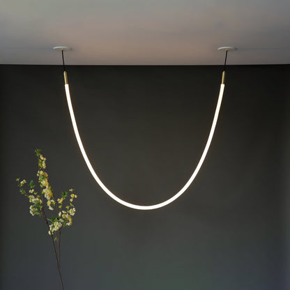 Luxury Gold LED Hanging Light Fixture