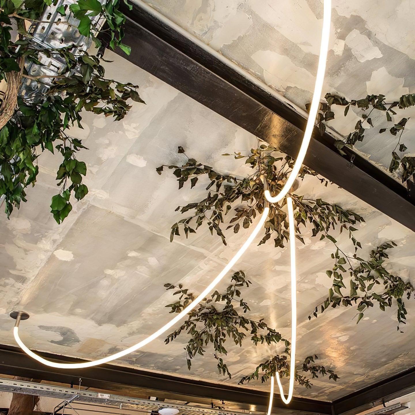 Sleek Round Modern Pendant Light Fixture