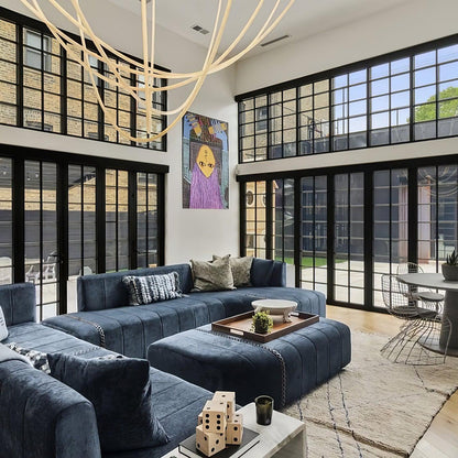 Sleek Round Modern Pendant Light Fixture