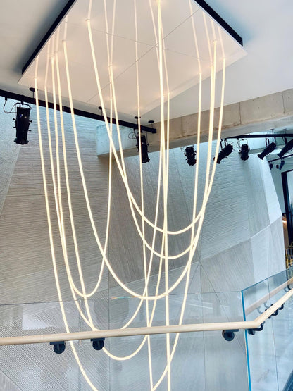 Sleek Round Modern Pendant Light Fixture
