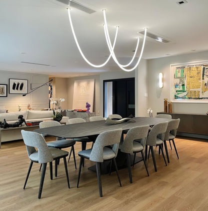 Luxury Gold LED Hanging Light Fixture