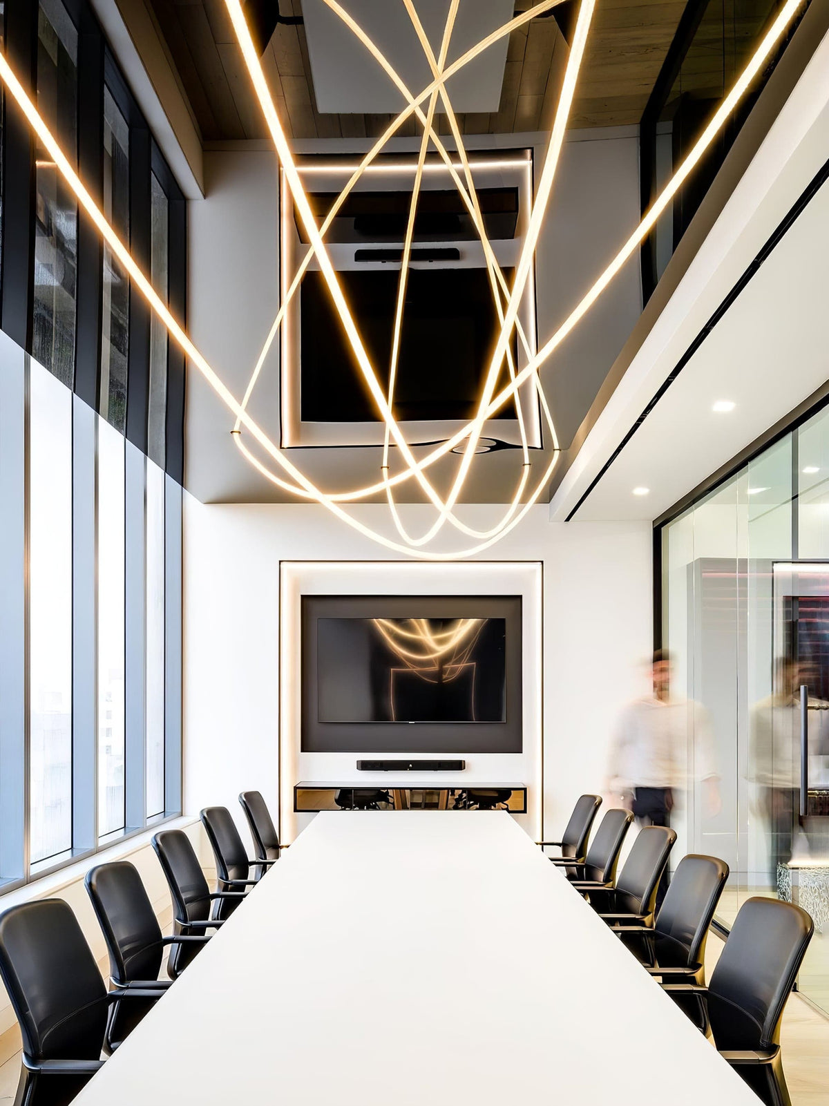 Luxury Gold LED Hanging Light Fixture